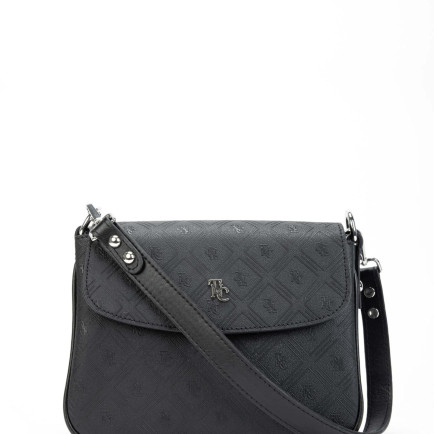 Tamer Tanca Kadın Vegan Siyah Postacı Çanta Tamer Tanca Kadın Vegan Siyah Postacı Çanta