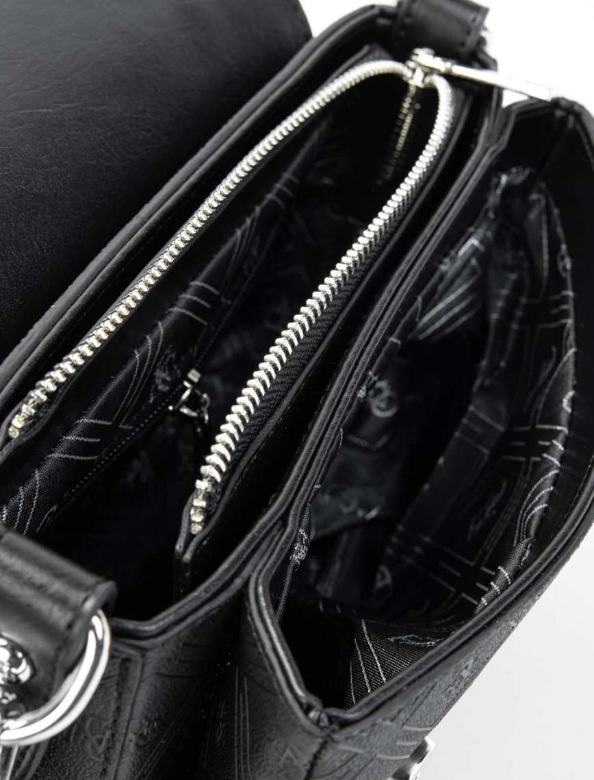 Tamer Tanca Kadın Vegan Siyah Postacı Çanta