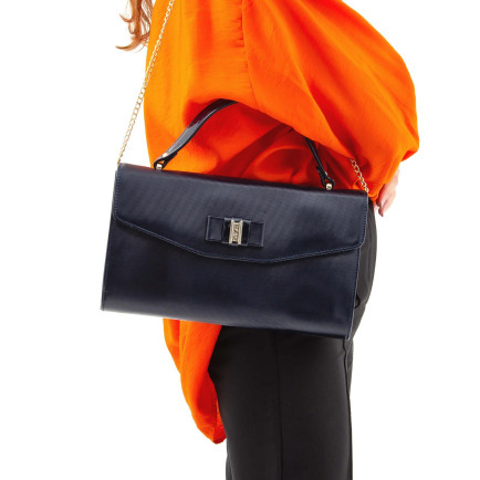 Tamer Tanca Kadın Vegan Lacivert El Çantası Tamer Tanca Kadın Vegan Lacivert El Çantası