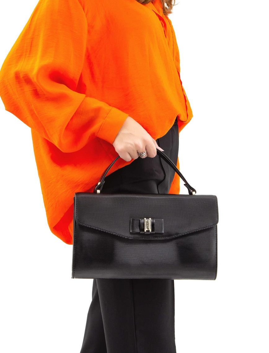 Tamer Tanca Kadın Vegan Siyah El Çantası