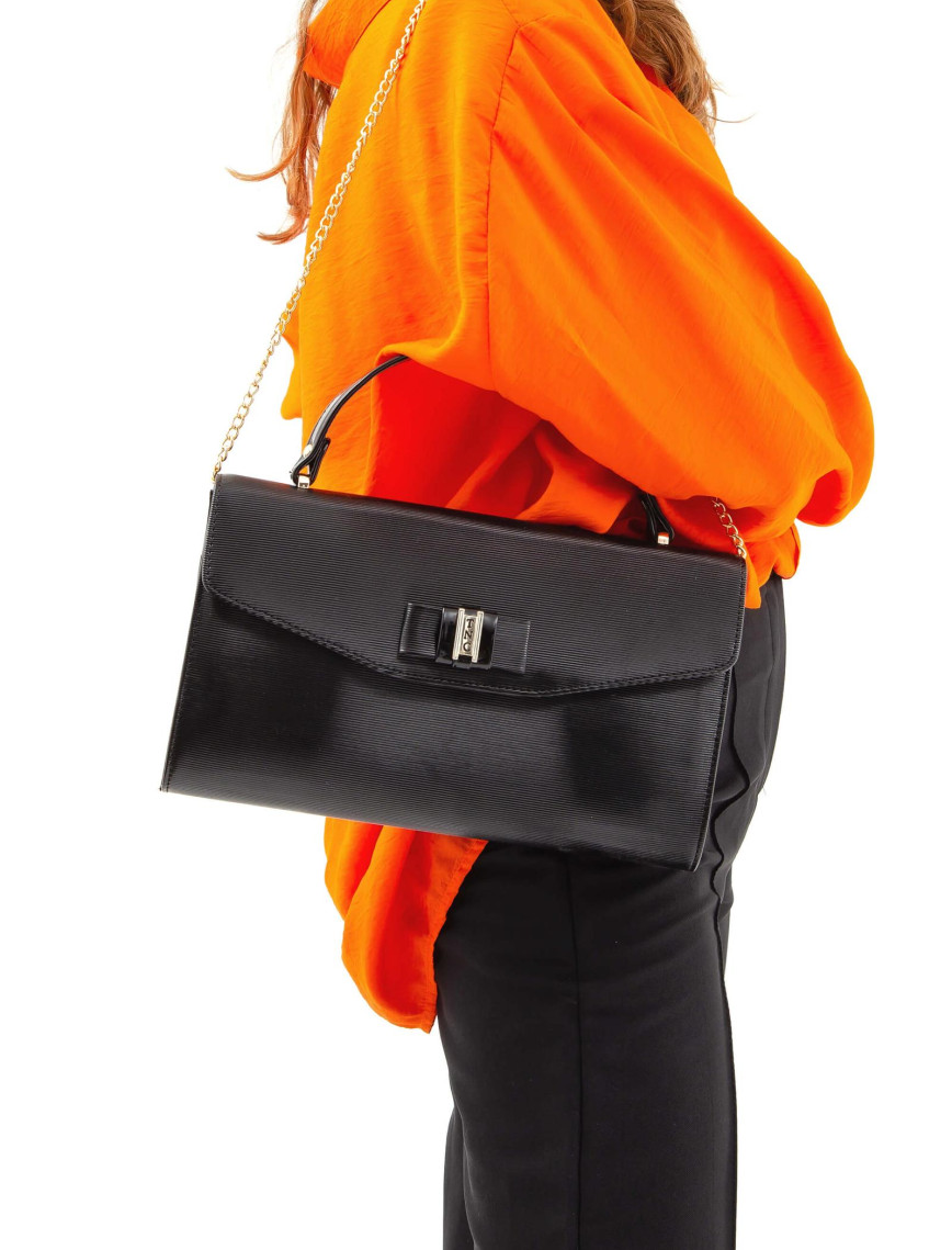 Tamer Tanca Kadın Vegan Siyah El Çantası