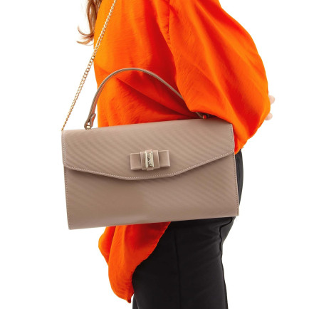 Tamer Tanca Kadın Vegan Vizon Rugan El Çantası Tamer Tanca Kadın Vegan Vizon Rugan El Çantası