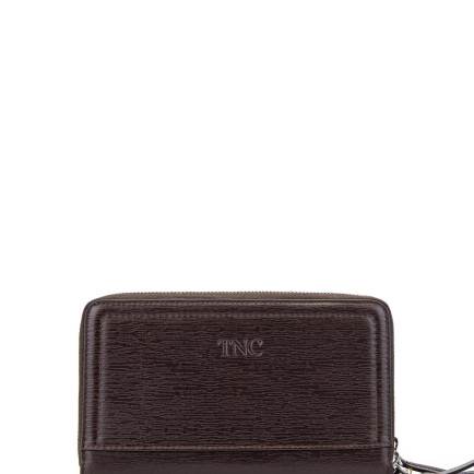 Tamer Tanca Erkek Hakiki Deri Kahverengi El Çantası