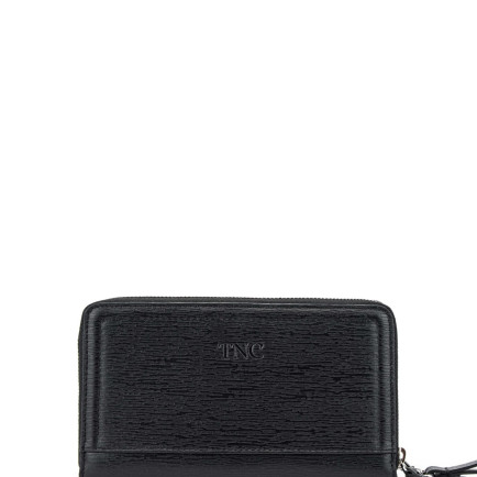 Tamer Tanca Erkek Hakiki Deri Siyah El Çantası