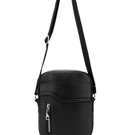 Tamer Tanca Erkek Hakiki Deri Siyah Floter Postacı Çanta