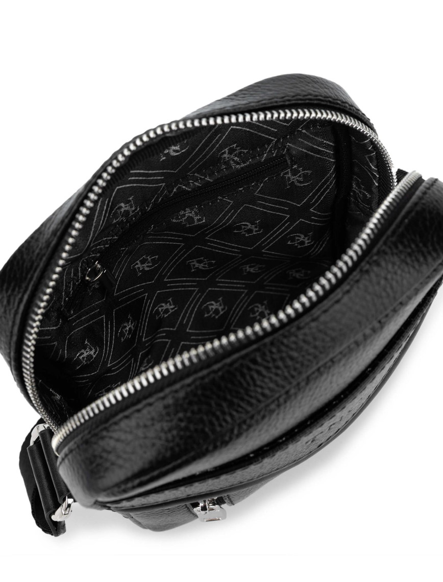 Tamer Tanca Erkek Hakiki Deri Siyah Floter Postacı Çanta Tamer Tanca Erkek Hakiki Deri Siyah Floter Postacı Çanta