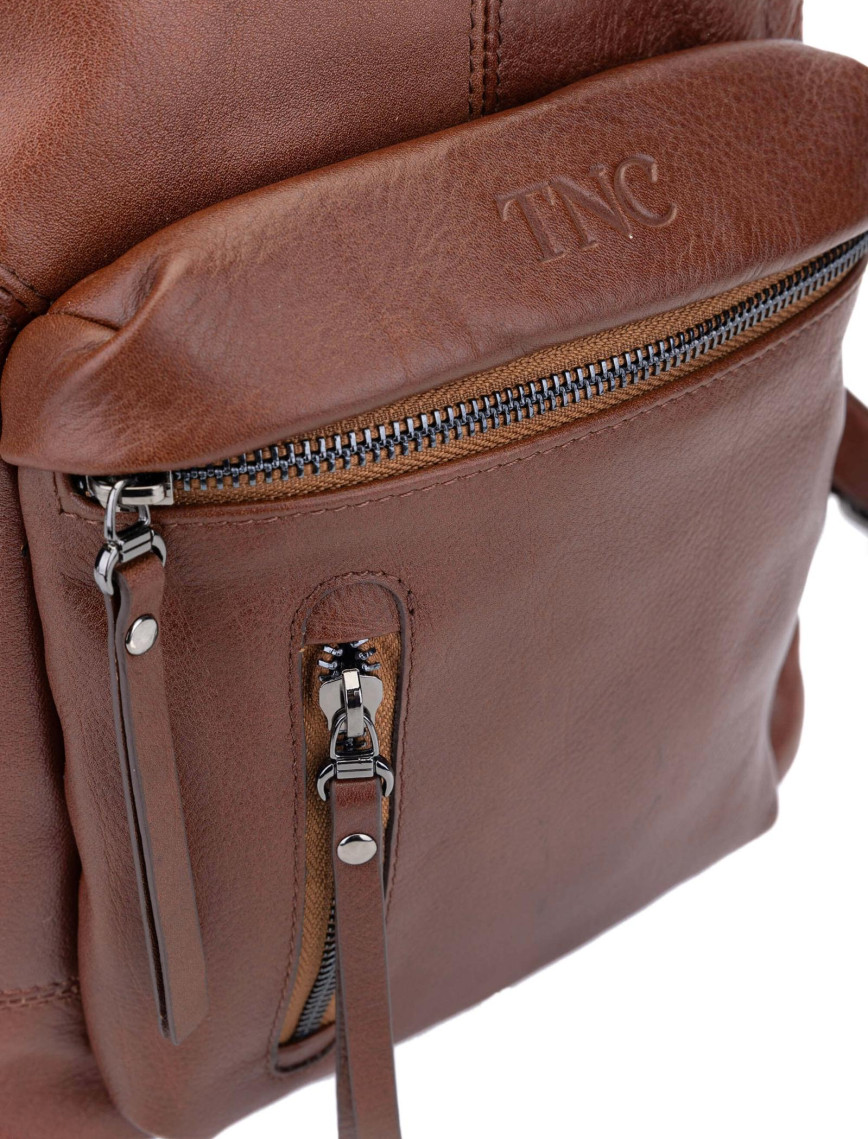 Tamer Tanca Erkek Hakiki Deri Taba Sırt Çantası