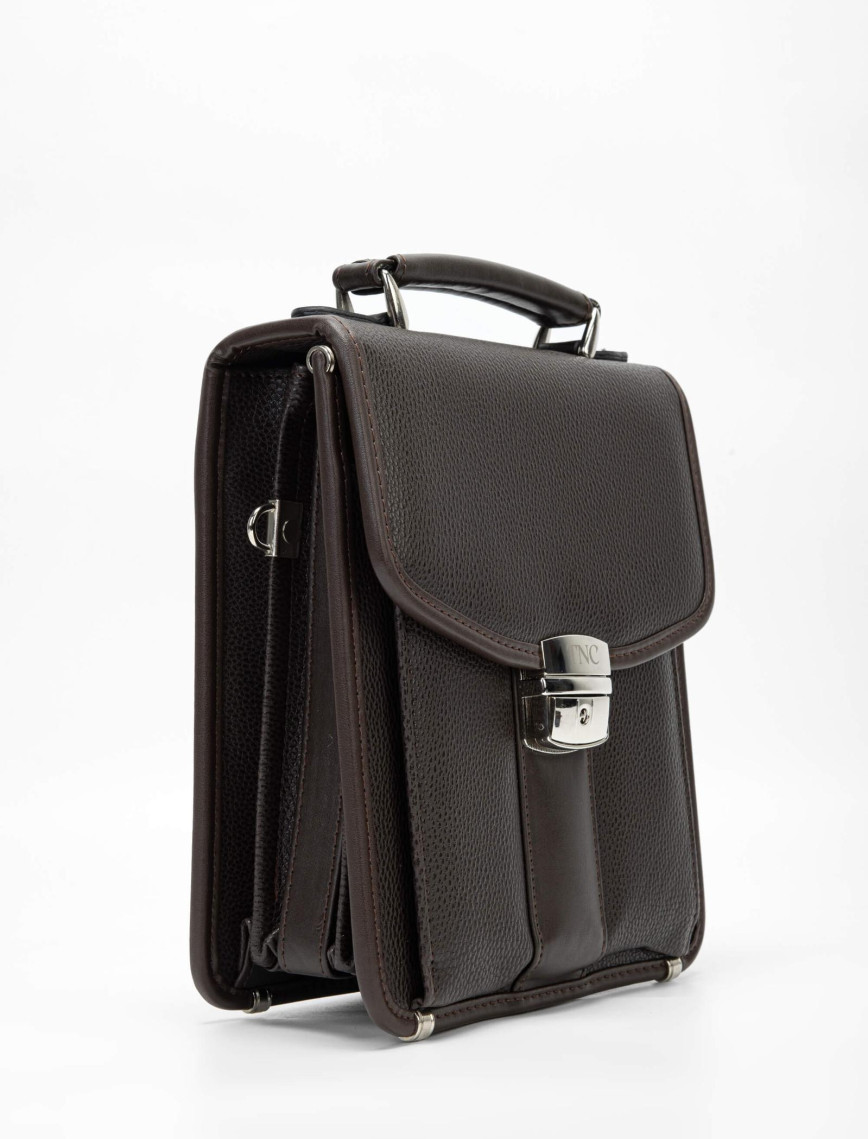 Tamer Tanca Erkek Vegan Kahverengi El Çantası Tamer Tanca Erkek Vegan Kahverengi El Çantası