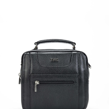 Tamer Tanca Erkek Hakiki Deri Siyah El Çantası