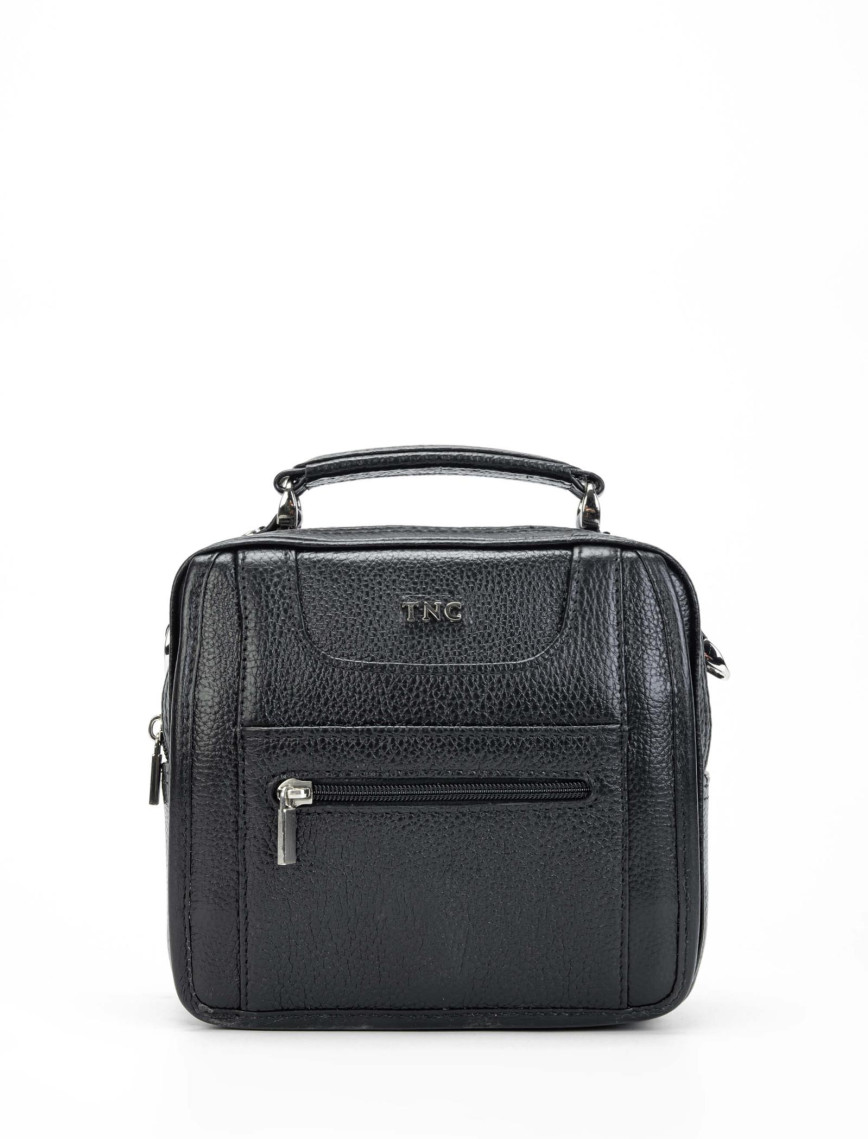 Tamer Tanca Erkek Hakiki Deri Siyah El Çantası Tamer Tanca Erkek Hakiki Deri Siyah El Çantası