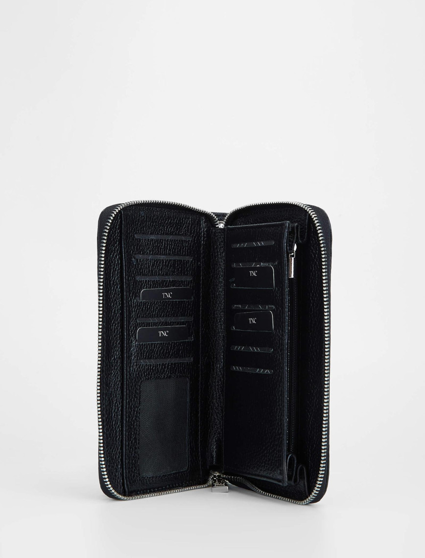 Tamer Tanca Erkek Hakiki Deri Siyah El Çantası Tamer Tanca Erkek Hakiki Deri Siyah El Çantası