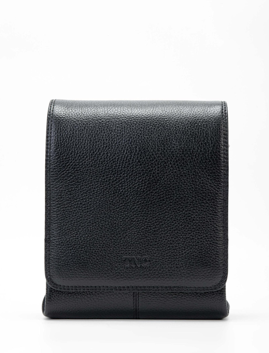 Tamer Tanca Erkek Hakiki Deri Siyah Postacı Çanta Tamer Tanca Erkek Hakiki Deri Siyah Postacı Çanta