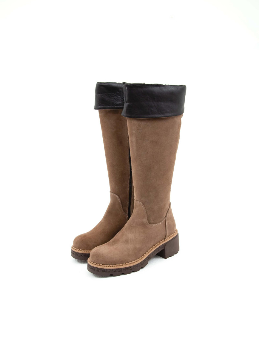 Tamer Tanca Kadın Hakiki Deri Kahverengi Casual Çizme