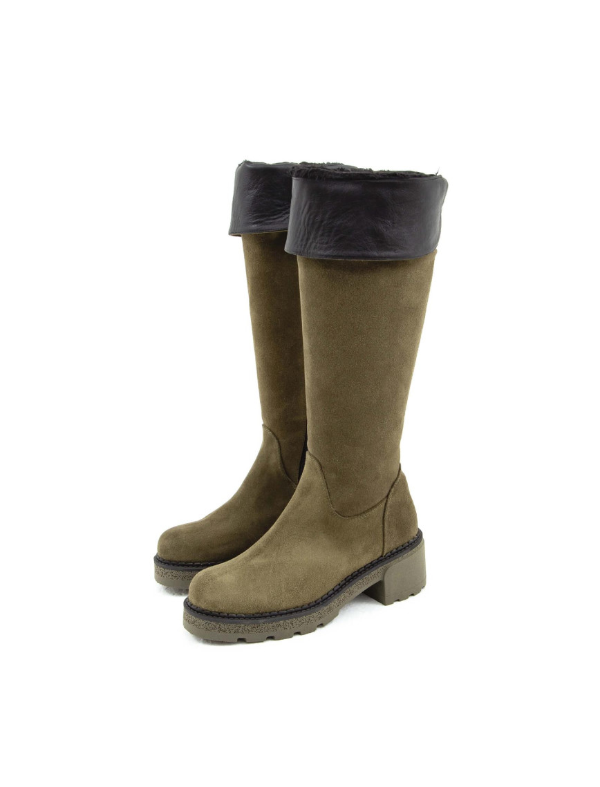 Tamer Tanca Kadın Hakiki Deri Kahverengi Casual Çizme