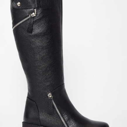 Tamer Tanca Kadın Hakiki Deri Siyah Casual Çizme