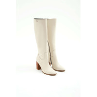 Tamer Tanca Kadın Hakiki Deri Bej Floter Klasik Çizme Tamer Tanca Kadın Hakiki Deri Bej Floter Klasik Çizme