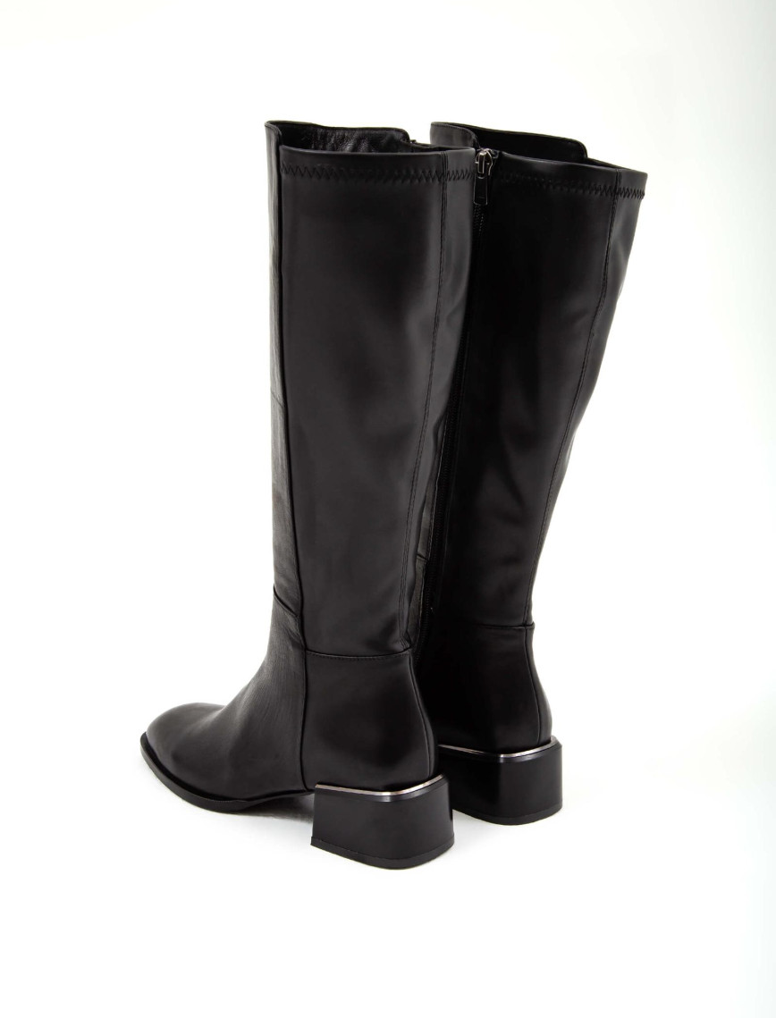 Tamer Tanca Kadın Hakiki Deri Siyah Casual Çizme Tamer Tanca Kadın Hakiki Deri Siyah Casual Çizme