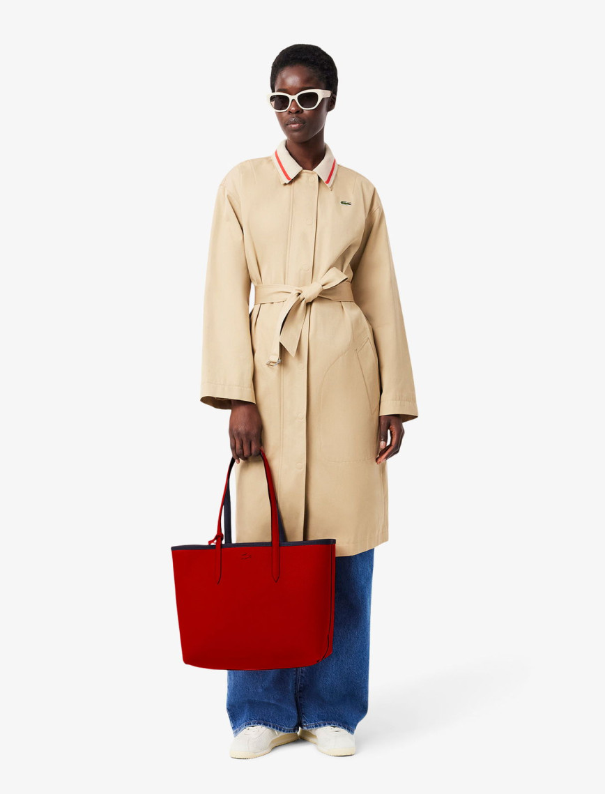 Lacoste Anna Kadın Çift Taraflı Lacivert Omuz Çantası Lacoste Anna Kadın Çift Taraflı Lacivert Omuz Çantası