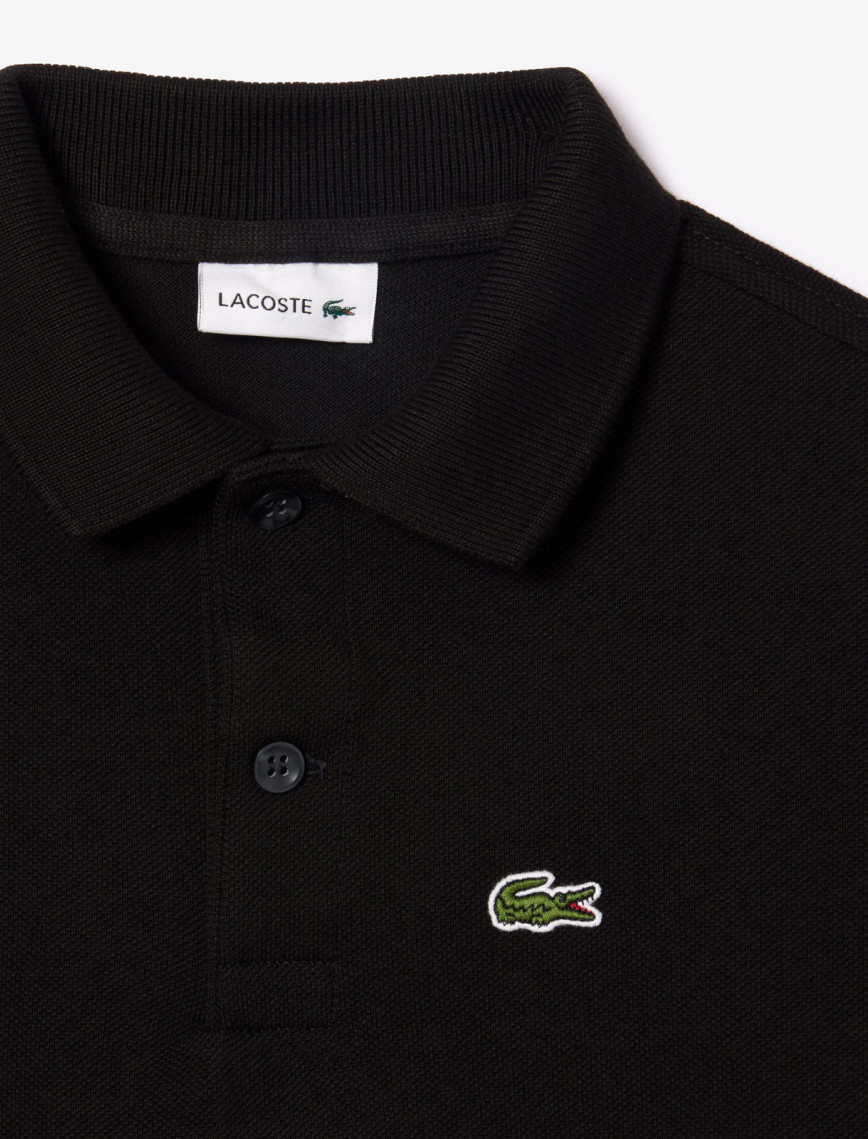 Lacoste Çocuk Regular Fit Siyah Polo Lacoste Çocuk Regular Fit Siyah Polo