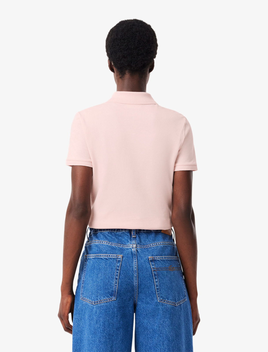 Lacoste L.12.D Kadın Slim Fit Pembe Polo Lacoste L.12.D Kadın Slim Fit Pembe Polo