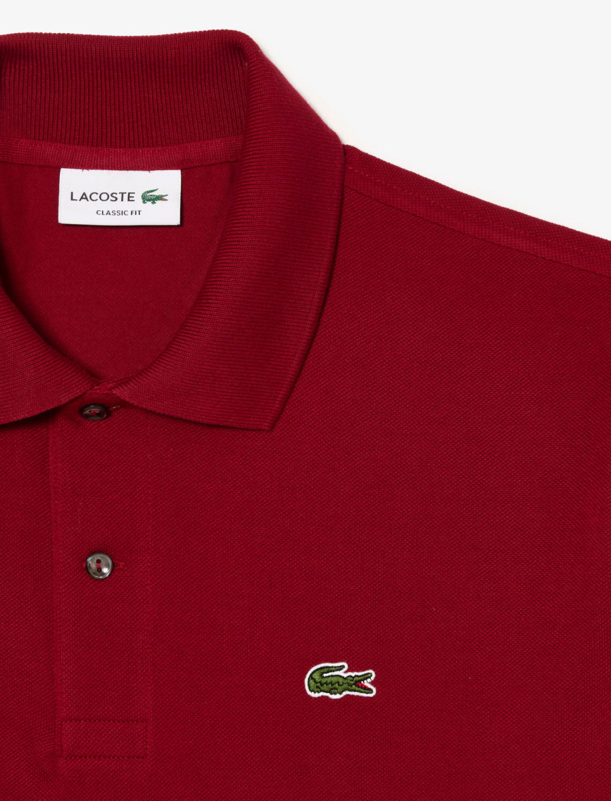 Lacoste L.12.12 Erkek Classic Fit Bordo Polo Lacoste L.12.12 Erkek Classic Fit Bordo Polo