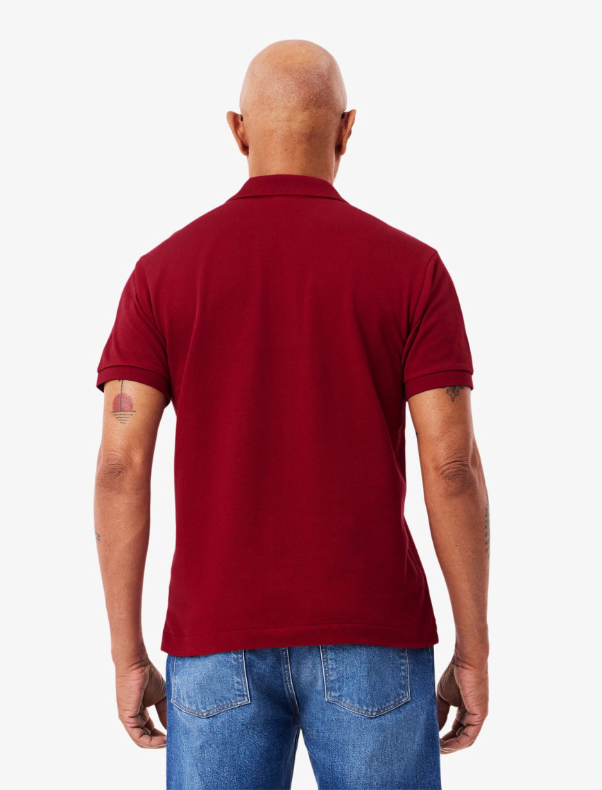 Lacoste L.12.12 Erkek Classic Fit Bordo Polo Lacoste L.12.12 Erkek Classic Fit Bordo Polo