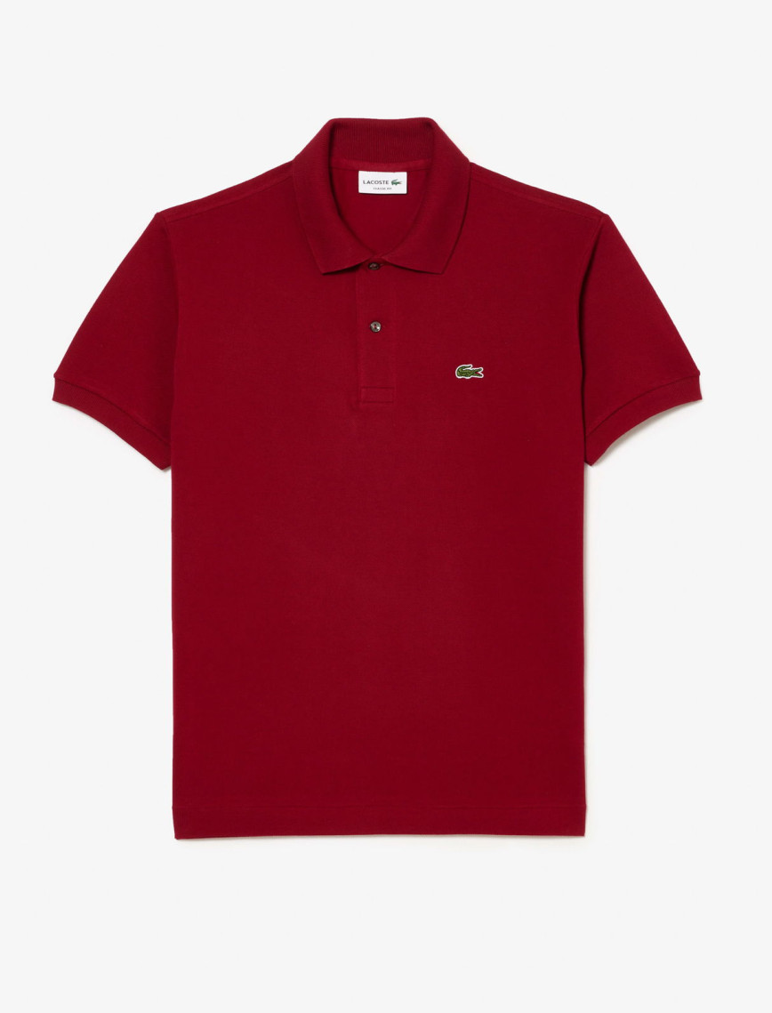 Lacoste L.12.12 Erkek Classic Fit Bordo Polo Lacoste L.12.12 Erkek Classic Fit Bordo Polo