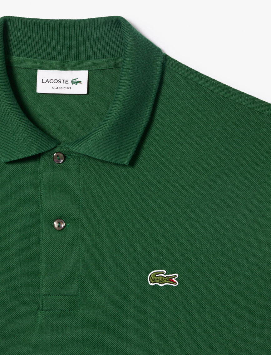 Lacoste L.12.12 Erkek Classic Fit Yeşil Polo Lacoste L.12.12 Erkek Classic Fit Yeşil Polo