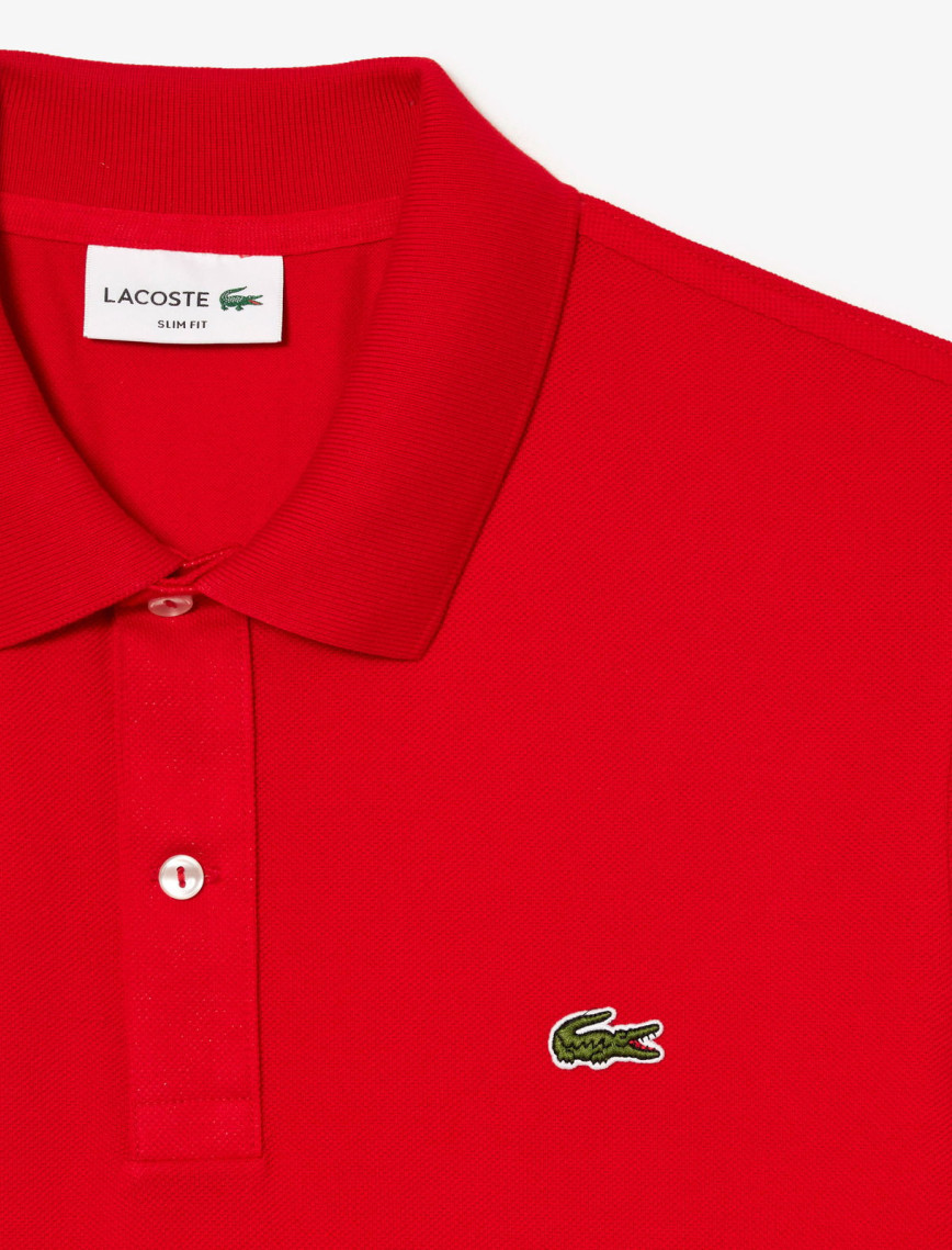 Lacoste L.12.12 Erkek Slim Fit Kırmızı Polo Lacoste L.12.12 Erkek Slim Fit Kırmızı Polo
