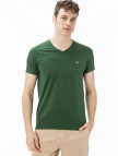Lacoste Slim Fit V Yaka Beyaz T-Shirt Lacoste Slim Fit V Yaka Beyaz T-Shirt