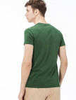 Lacoste Erkek Slim Fit V Yaka Yeşil T-Shirt Lacoste Erkek Slim Fit V Yaka Yeşil T-Shirt