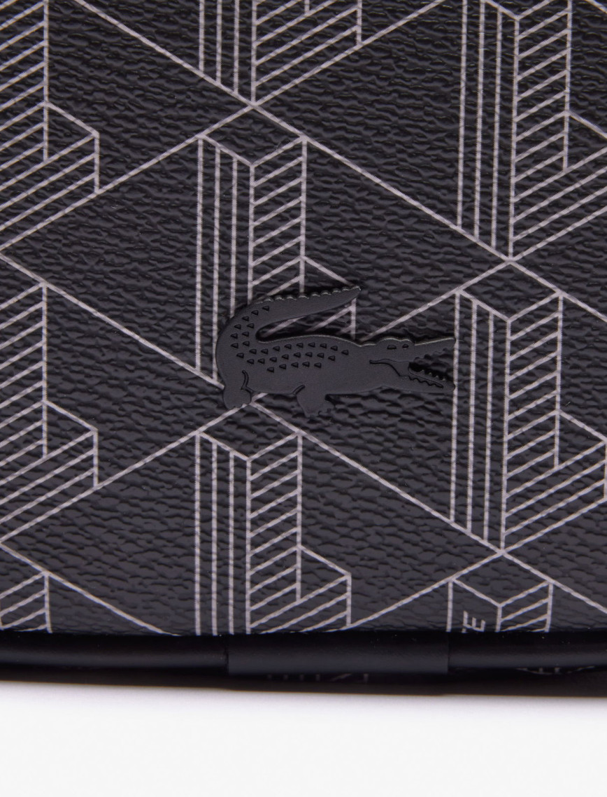 Lacoste The Blend Erkek Monogram Siyah Postacı Çantası Lacoste The Blend Erkek Monogram Siyah Postacı Çantası