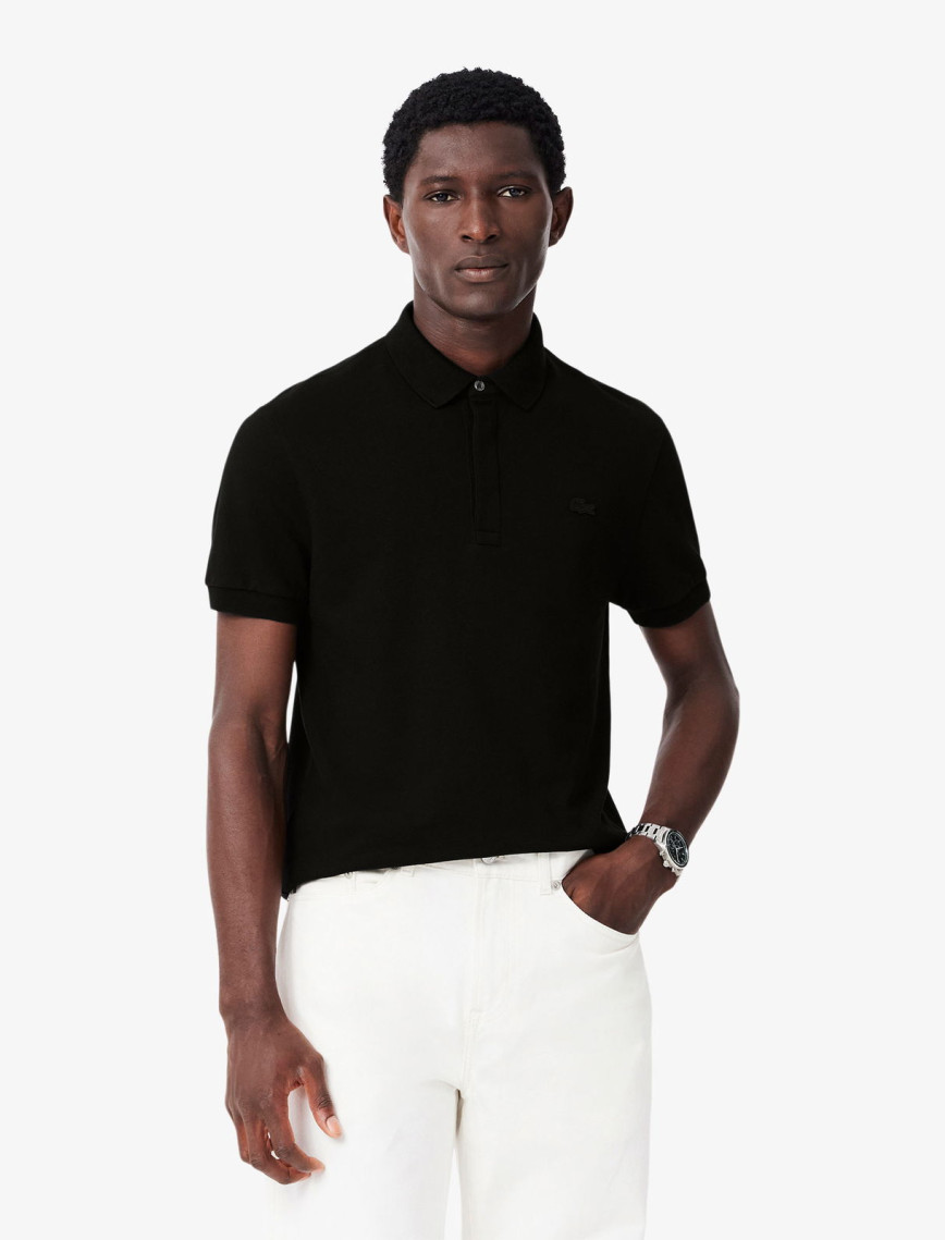 Lacoste Paris Erkek Regular Fit Siyah Polo