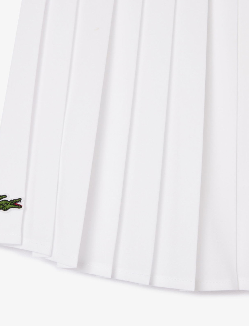 Lacoste Kız Çocuk Pileli Beyaz Etek Lacoste Kız Çocuk Pileli Beyaz Etek