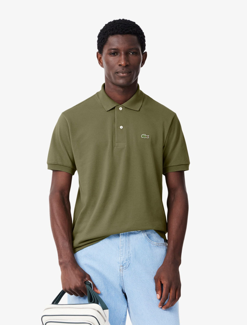 Lacoste L.12.12 Erkek Classic Fit Haki Polo Lacoste L.12.12 Erkek Classic Fit Haki Polo