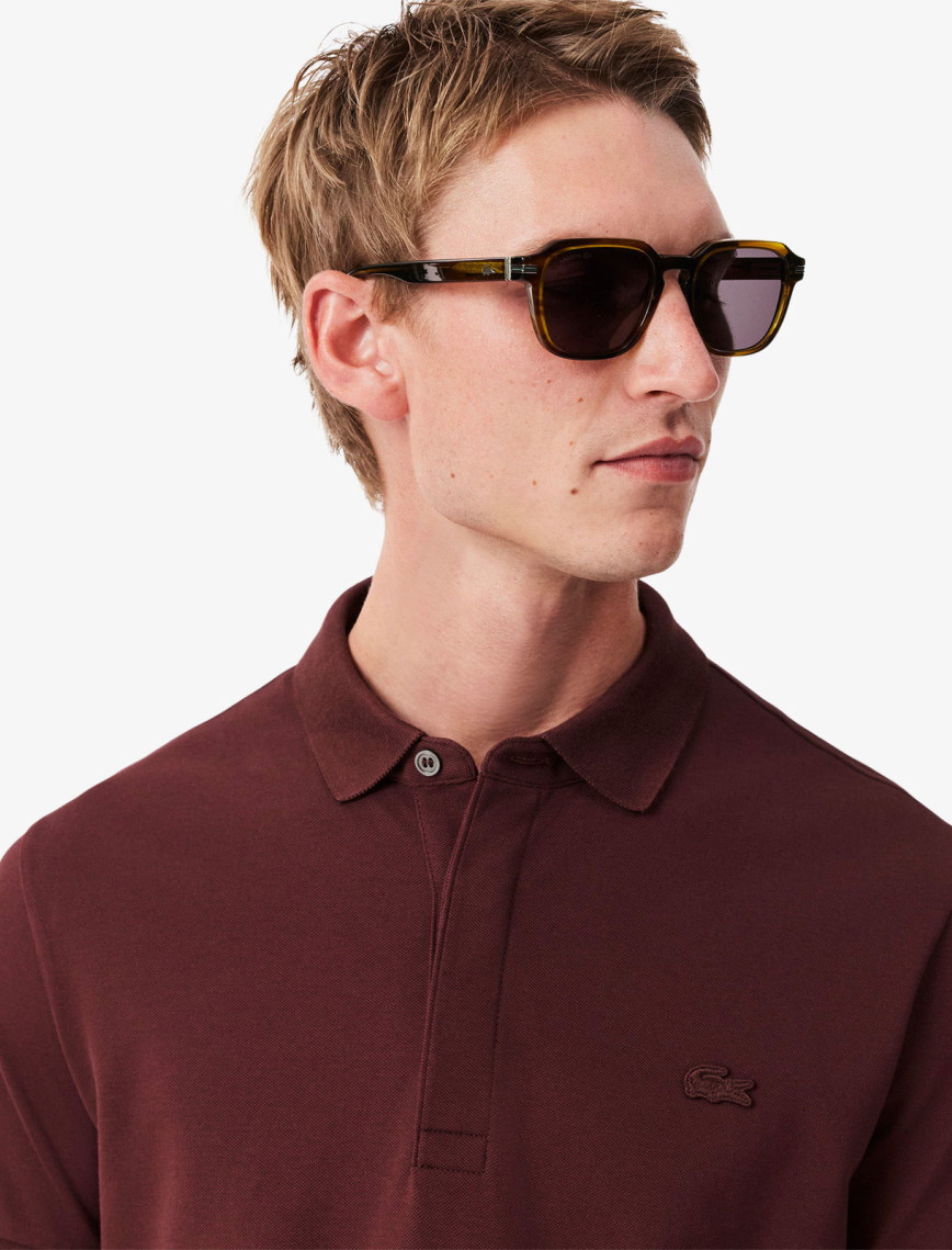 Lacoste Paris Erkek Regular Fit Bordo Polo Lacoste Paris Erkek Regular Fit Bordo Polo
