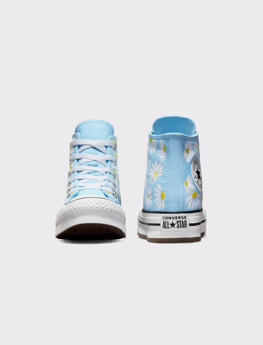 Converse Chuck Taylor All Star Lift Platform Floral Çocuk Mavi Sneaker Converse Chuck Taylor All Star Lift Platform Floral Çocuk Mavi Sneaker
