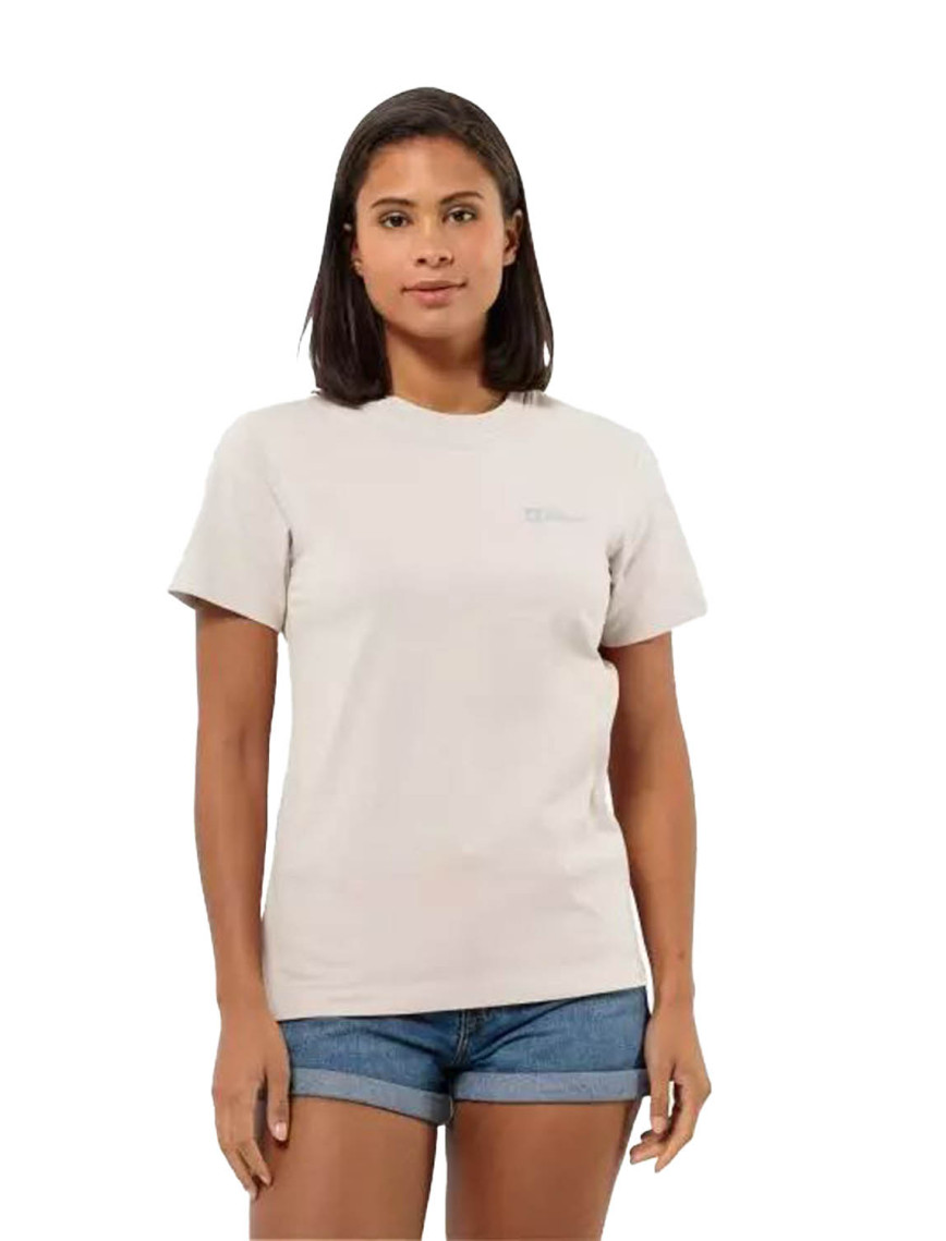 Jack Wolfskin Essential T Kadın Beyaz Tişört Jack Wolfskin Essential T Kadın Beyaz Tişört