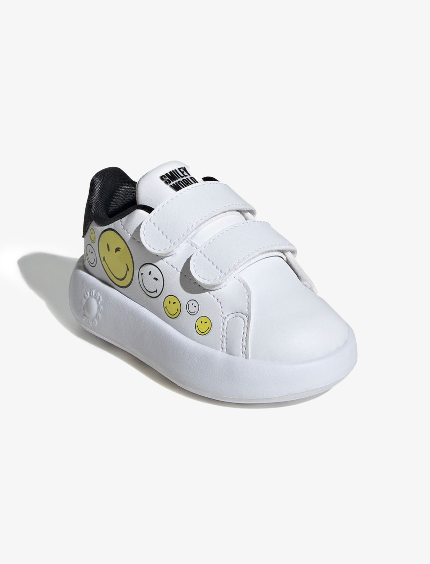 adidas Advantage Smiley Çocuk Beyaz Spor Ayakkabı adidas Advantage Smiley Çocuk Beyaz Spor Ayakkabı