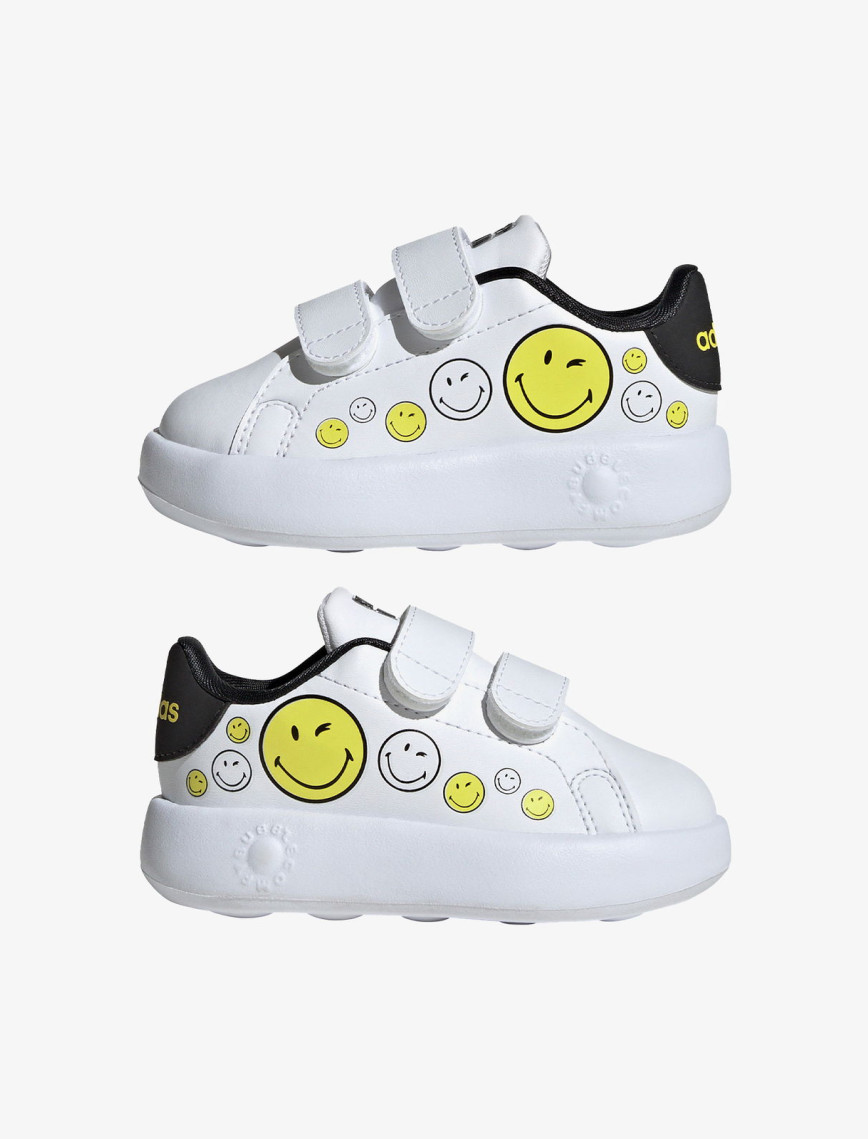 adidas Advantage Smiley Çocuk Beyaz Spor Ayakkabı adidas Advantage Smiley Çocuk Beyaz Spor Ayakkabı