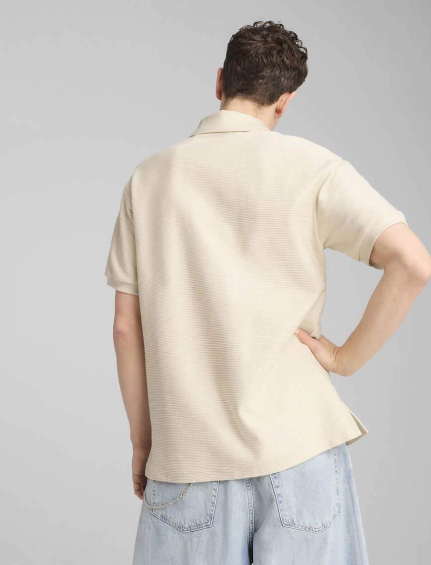 Puma Premium Jacquard Erkek Beyaz T-Shirt Puma Premium Jacquard Erkek Beyaz T-Shirt