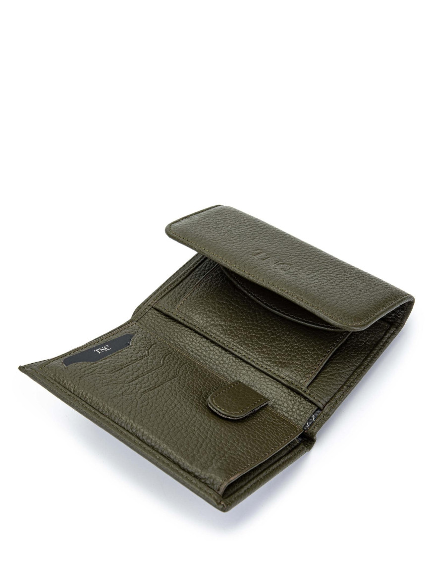 Tamer Tanca Kadın Hakiki Deri Yeşil Cüzdan Cuzdan