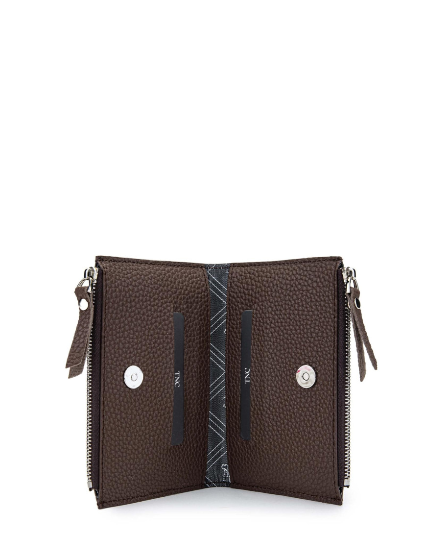 Tamer Tanca Kadın Vegan Kahverengi Cüzdan Cuzdan