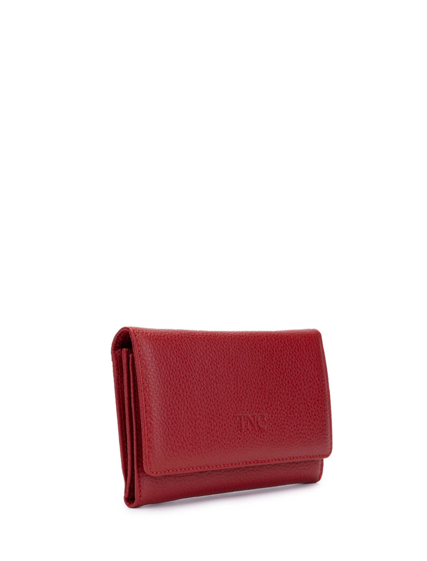 Tamer Tanca Kadın Hakiki Deri Kırmızı Cüzdan Cuzdan