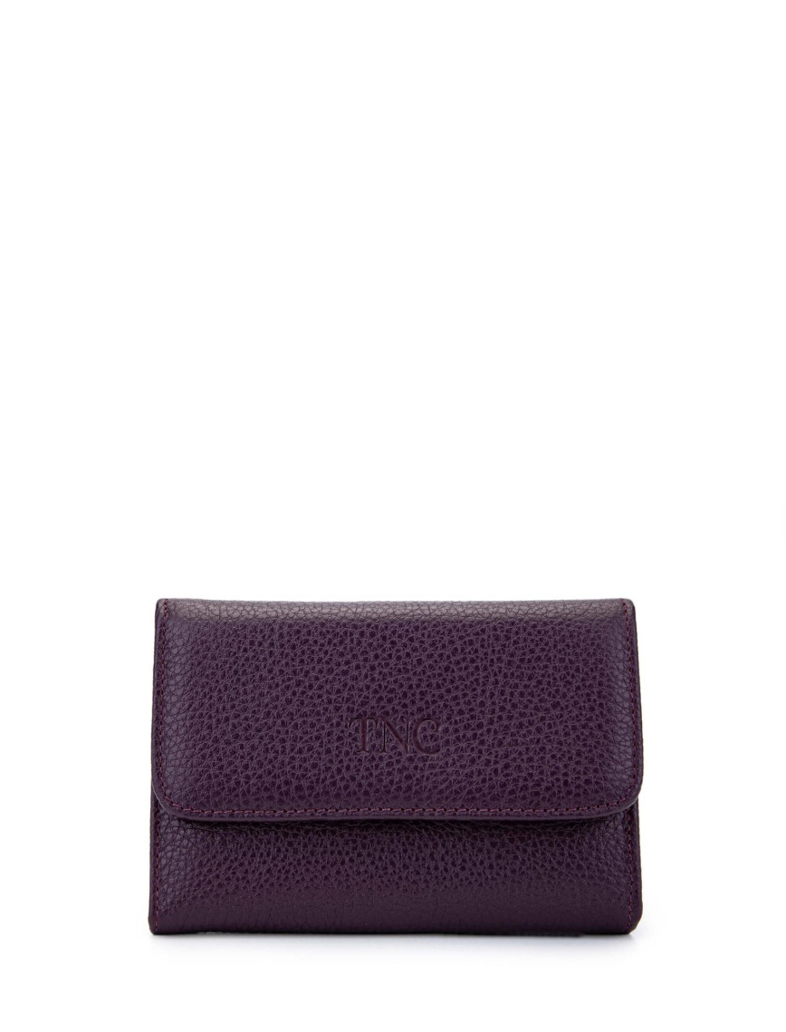Tamer Tanca Kadın Hakiki Deri Mor Cüzdan Cuzdan