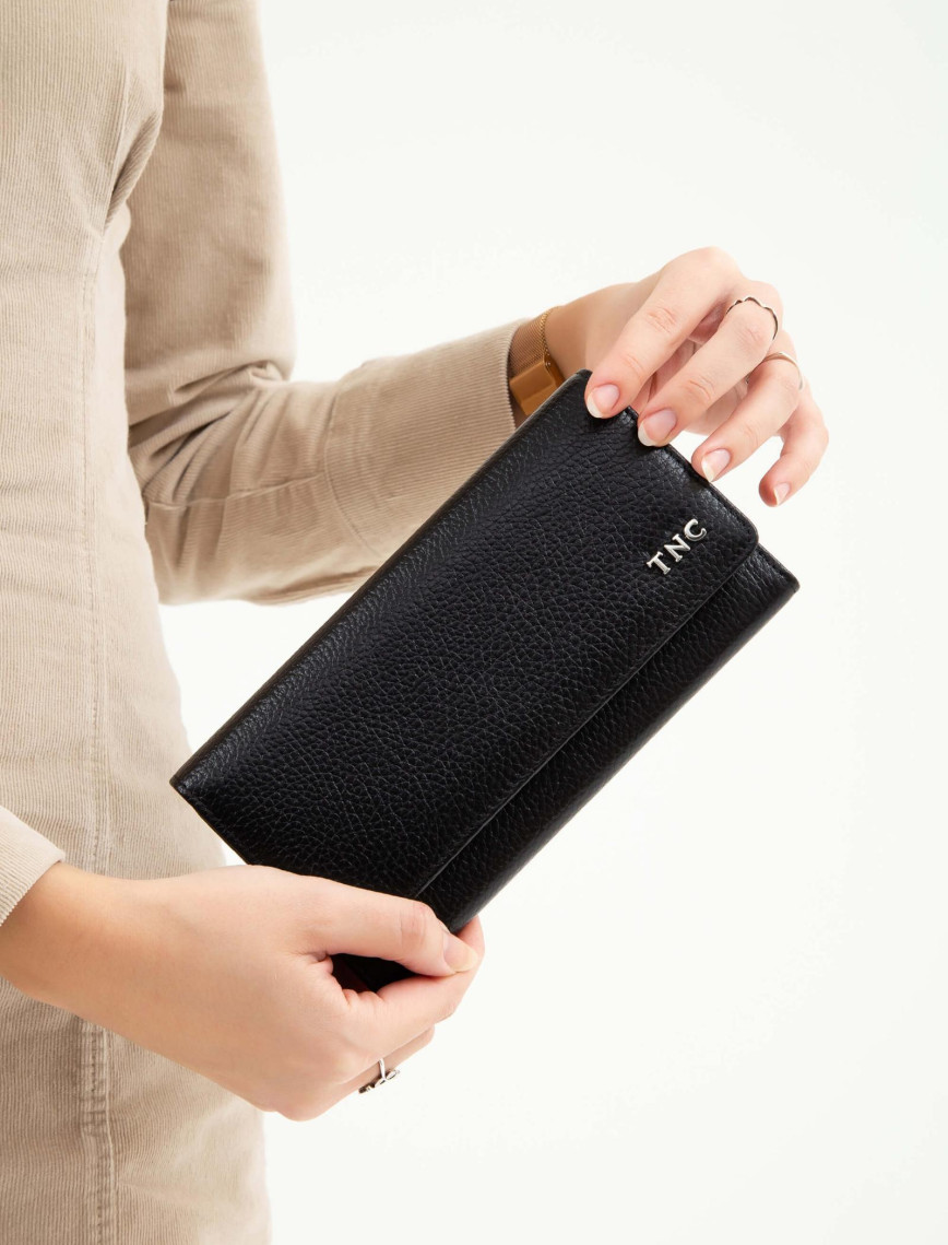 Tamer Tanca Kadın Hakiki Deri Jean Günlük Cuzdan