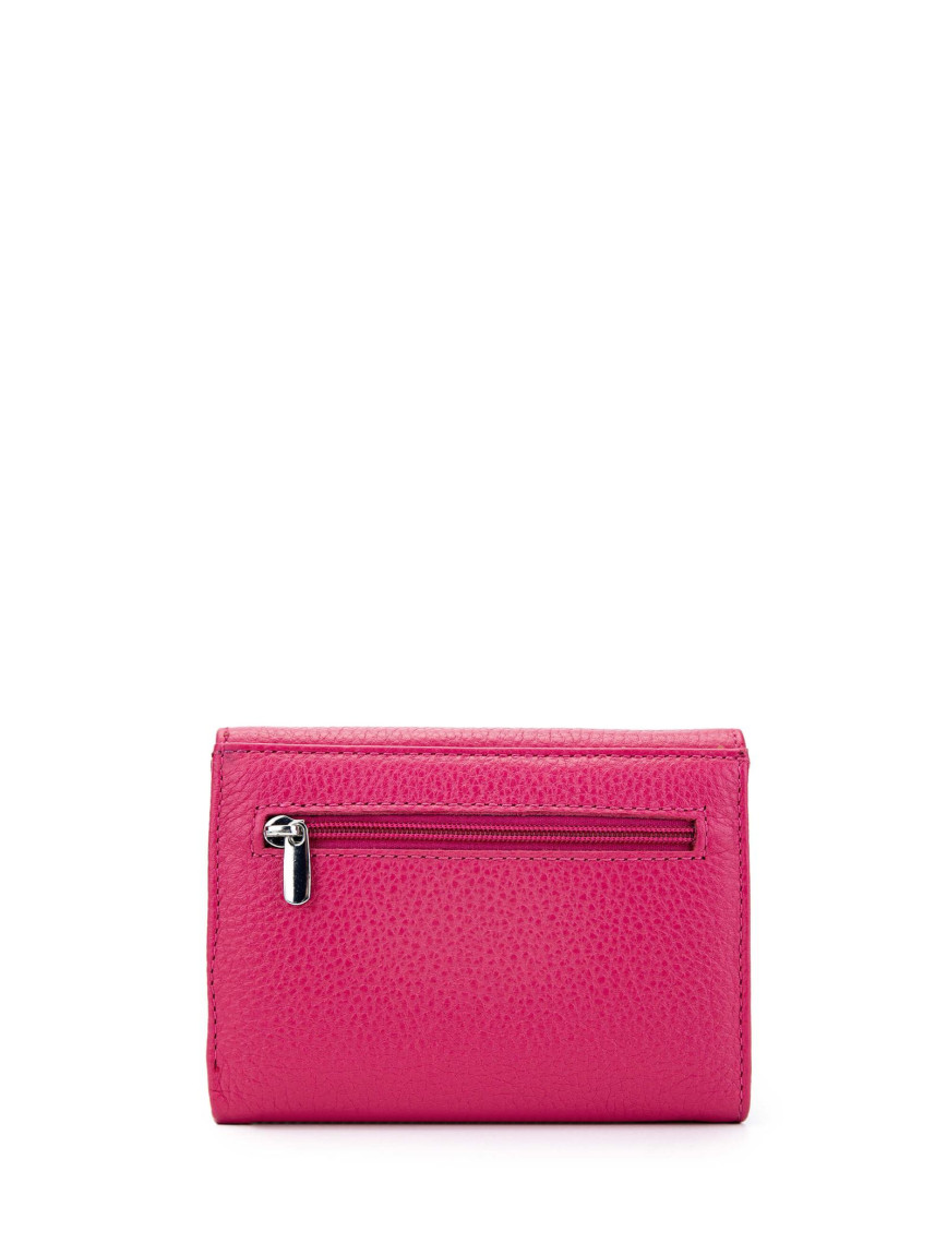 Tamer Tanca Kadın Hakiki Deri Fuşya Cüzdan