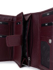 Tamer Tanca Kadın Hakiki Deri Bordo Cüzdan Cuzdan