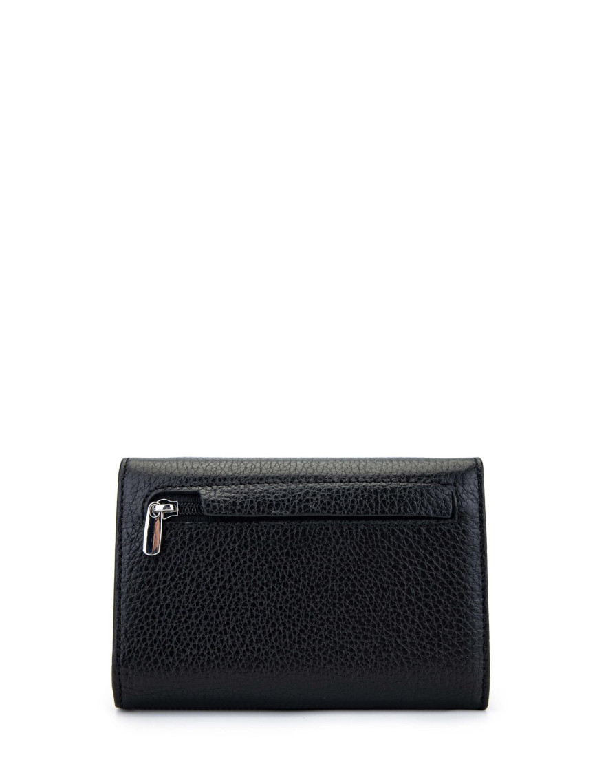 Tamer Tanca Kadın Hakiki Deri Siyah Cüzdan Cuzdan
