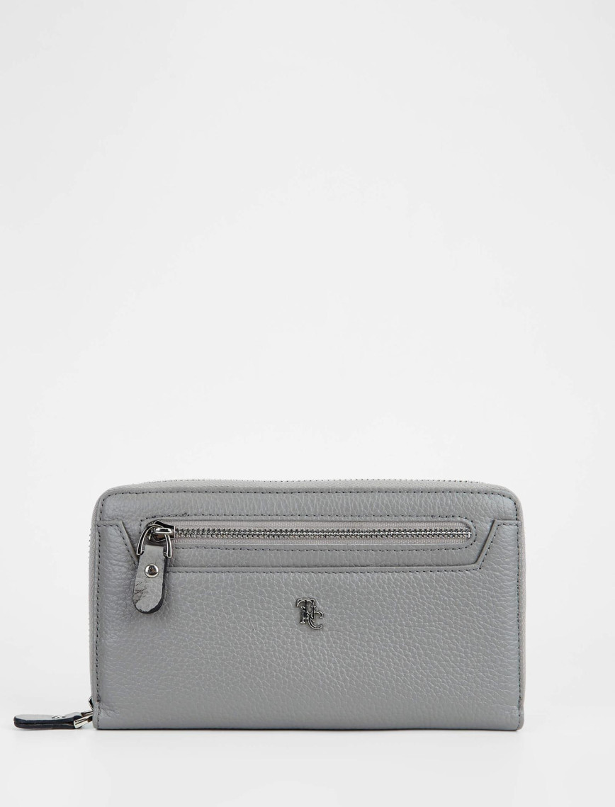 Tamer Tanca Kadın Hakiki Deri Gri Günlük Cuzdan Tamer Tanca Kadın Hakiki Deri Gri Günlük Cuzdan